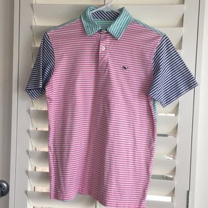 Vineyard Vines Boy  size L polo short sleeve